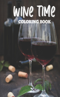 Wine Time Coloring Book