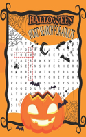 Halloween Word Search For Adults