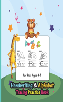 Handwriting & Alphabet Tracing Practice Book For Kids