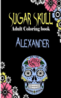 Alexander Sugar Skull, Adult Coloring Book