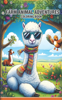 Farm Animals Adventures COLORING BOOK