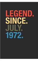 Legend Since July 1972