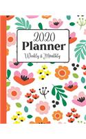 2020 Weekly & Monthly Planner