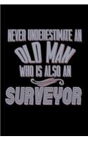 Never underestimate an old man who is also a surveyor