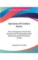 Specimens Of Arabian Poetry