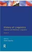 History of Linguistics Volume II