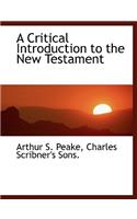 A Critical Introduction to the New Testament