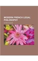 Modern French Legal Philosophy