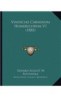 Vindiciae Carminum Homericorum V1 (1885)