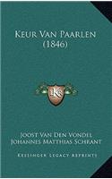 Keur Van Paarlen (1846)
