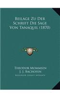 Beilage Zu Der Schrift Die Sage Von Tanaquil (1870)