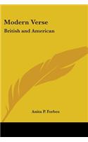 Modern Verse: British and American