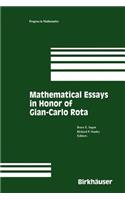 Mathematical Essays in honor of Gian-Carlo Rota