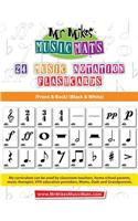 24 Music Notation Flashcards (Black&white): Mrmikesmusicmats