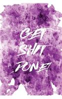 Motivational Journal - Get Shit Done! (Damson)