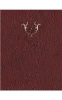 Monogram "7" Grid Sketchbook: (33 Monogram Red 150 Grid-Sketch)