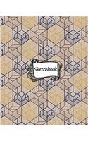 Sketchbook Abstract Linear Deco Pattern