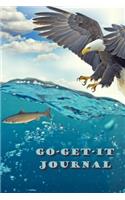 GO-GET-IT Journal: 6x9 100 lined and numbered pages beautiful Notebook/Diary for organize and plan your life