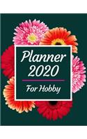 Planner 2020 for hobby: Jan 1, 2020 to Dec 31, 2020: Weekly & Monthly Planner + Calendar Views (2020 Pretty Simple Planners)