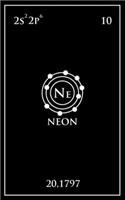 Neon Element Notebook