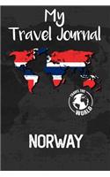 My Travel Journal Norway: Travel Diary and Planner - Journal, Notebook, Book, Journey, Bullet Journal - Writing Logbook - 120 Pages 6x9 - Gift For Backpacker