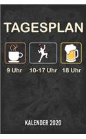 Tagesplan Klettern Kalender 2020: A5 Kalender für ein erfolgreiches Jahr - 110 Seiten - 1 Woche 2 Seiten