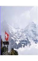 Jungfrau Hiking Switzerland Flag Journal