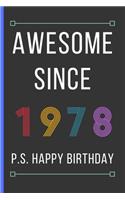 Awesome Since 1978
