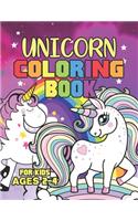 Unicorn Coloring Book for Kids Ages 2-4