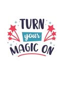 Turn your magic on: 2020 Vision Board Goal Tracker and Organizer