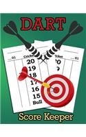 Dart Score Keeper: 100 Darts Score Sheets, Darts Game, Dart Score Pad