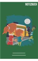 Notizbuch quadratisch Zombie