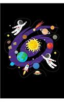 Astronaut Space Solar System Planets Journal: Solar System Planets Journal, Astronomer Notebook, Gift Birthday Present for Astronomy Teacher, Kids, Universe Space Galaxy Science