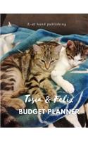 Tosia & Felix Budget Planner: The financial planner (home budget) in a formal style. Large size, 146 pages.(2 Cats)