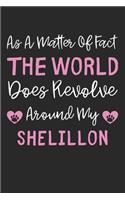As A Matter Of Fact The World Does Revolve Around My Shelillon: Lined Journal, 120 Pages, 6 x 9, Shelillon Dog Gift Idea, Black Matte Finish (As A Matter Of Fact The World Does Revolve Around My Shelillon Journal