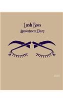 LASH BOSS appointment diary: 2020 diary, appointment book, Planner 2020 Weekly Monthly: Full Year Notebook Organizer Large - 12 Months - Jan to Dec 2020