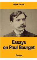 Essays on Paul Bourget