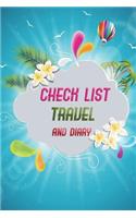 Check List Travel and Diary