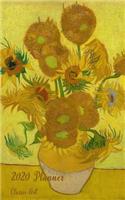 2020 Planner Classic Art: Small Bi Weekly Calendar 2020 Organizer With Vincent van Gogh Sunflowers (PD-1923) Cover