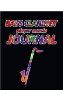 Bass Clarinet Player Music Journal