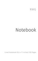 Notebook: Lined Notebook (8.5 x 11 inches) 100 Pages