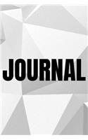 Polygonal Abstract Geometric Background Lined Writing Journal Vol. 10: Promoting Creativity Through Journaling...One Day at a Time(10 Geometric)