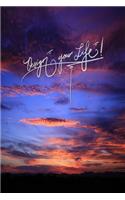 Design Your Life: 6x9 Inch Lined a Beautiful Journal/Notebook to Help You Customise Your Life and Lifestyle - Amazing, Sunset, Blue, Pink, Sky, Nature, Calligraphy Ar