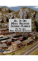 All in One Model Railroad Journal/Planner: For the Avid Model Railroad Enthusiast, B&w Interior, Mountain Train Layout