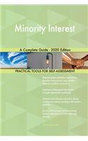 Minority Interest A Complete Guide - 2020 Edition