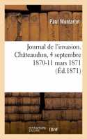 Journal de l'Invasion, Châteaudun. 4 Septembre 1870-11 Mars 1871