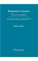 Correspondance Générale 1806-1807
