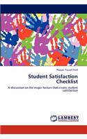 Student Satisfaction Checklist