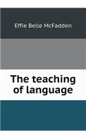 The Teaching of Language