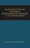 Das Buch Sidrach: Nach der Kopenhagener Mittelniederdeutschen Handschrift V. J. 1479 (German Edition)